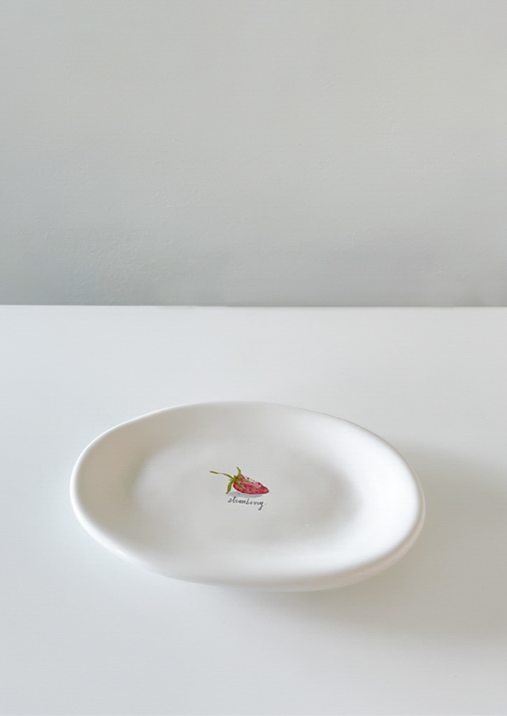 Strawberry Ceramic dish plate